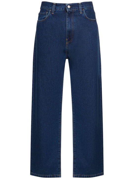 Carhartt WIP: Pantalones de algodón - Blue Stone Was - men_0 | Luisa Via Roma