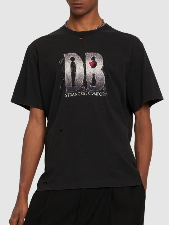 Doublet: Camiseta DB de algodón con logo - Negro - men_2 | Luisa Via Roma