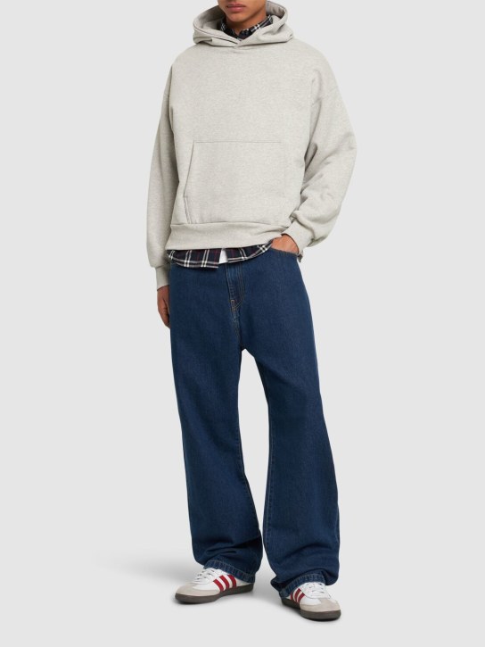 Carhartt WIP: Pantalones de algodón - Blue Stone Was - men_1 | Luisa Via Roma