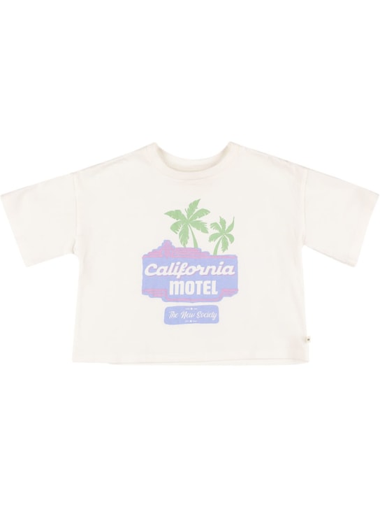 The New Society: T-shirt in jersey di cotone BCI - Bianco - kids-girls_0 | Luisa Via Roma