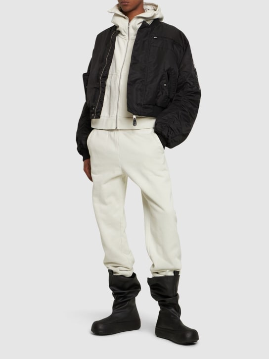 Entire Studios: A-2 quilted nylon bomber jacket - men_1 | Luisa Via Roma