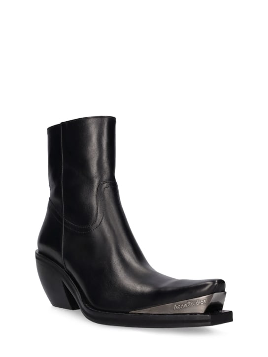 70mm leather ankle boots - Acne Studios - Women  | Luisaviaroma