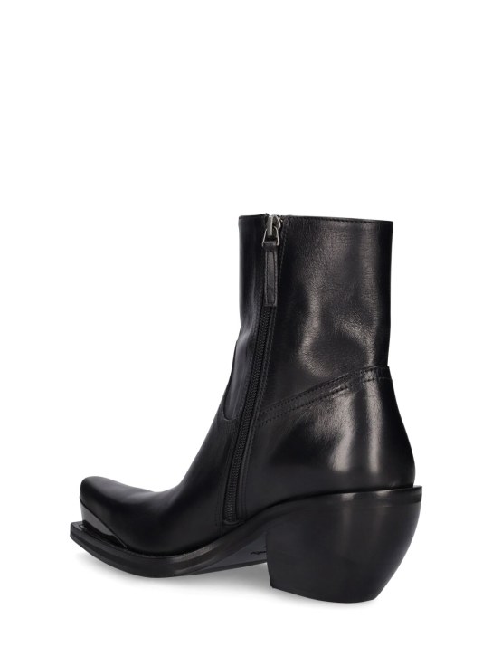 70mm leather ankle boots - Acne Studios - Women  | Luisaviaroma