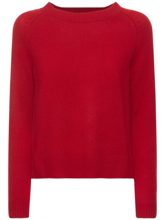 Weekend Max Mara: Scatola cashmere knit sweater - Red - women_0 | Luisa Via Roma
