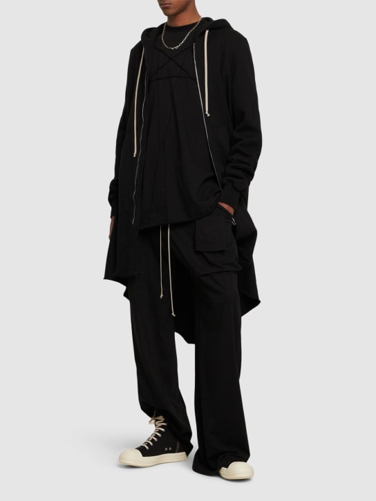 Rick Owens DRKSHDW: Creatch Cargo wide leg pants - men_1 | Luisa Via Roma