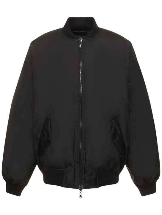 Wardrobe.nyc: Reversible down bomber jacket - Black - women_0 | Luisa Via Roma