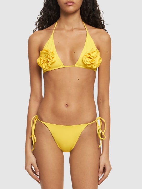 Magda Butrym: Low rise bikini bottoms - Yellow - women_1 | Luisa Via Roma