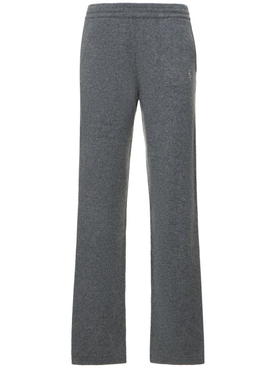 Sporty & Rich: SRC high waist cashmere pants - Grey - women_0 | Luisa Via Roma