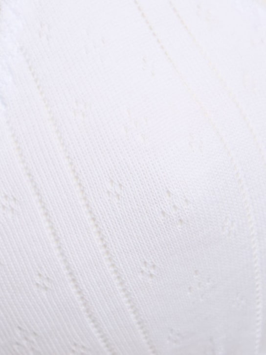 Cou Cou: Bralette de algodón - Blanco - women_1 | Luisa Via Roma