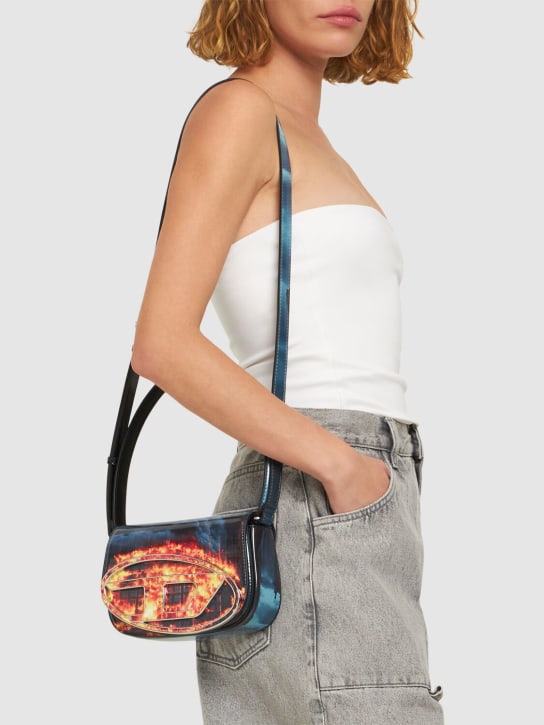 Diesel: 1DR Shiny shoulder bag - Printed Shiny - women_1 | Luisa Via Roma