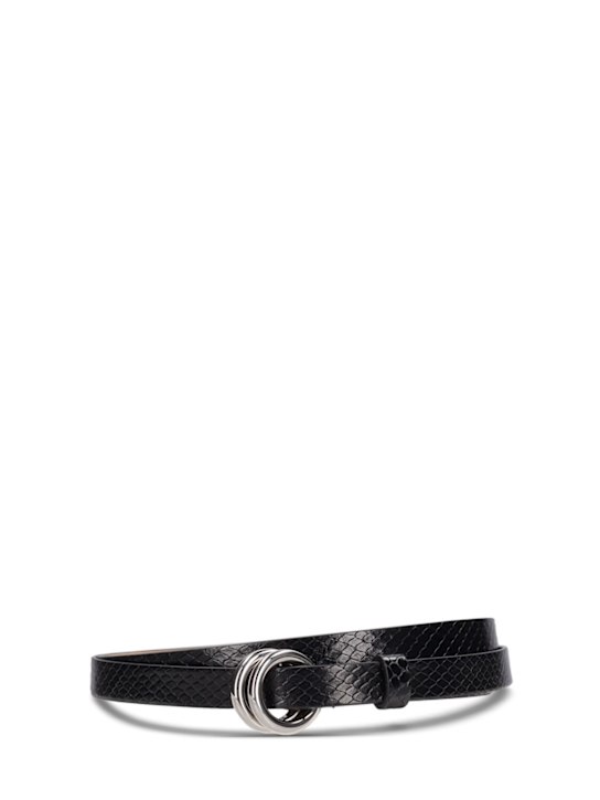 Jeanne leather belt - Thumbnail 1