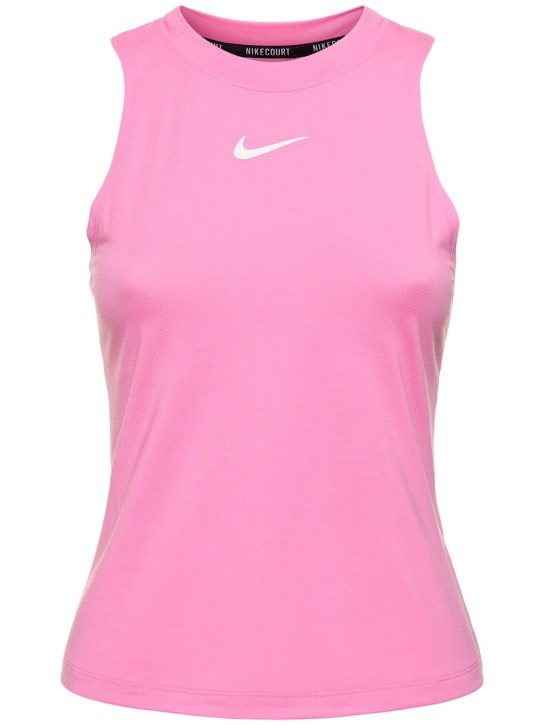 Nike: Dri-Fit tennis tank top - Fuchsia - women_0 | Luisa Via Roma