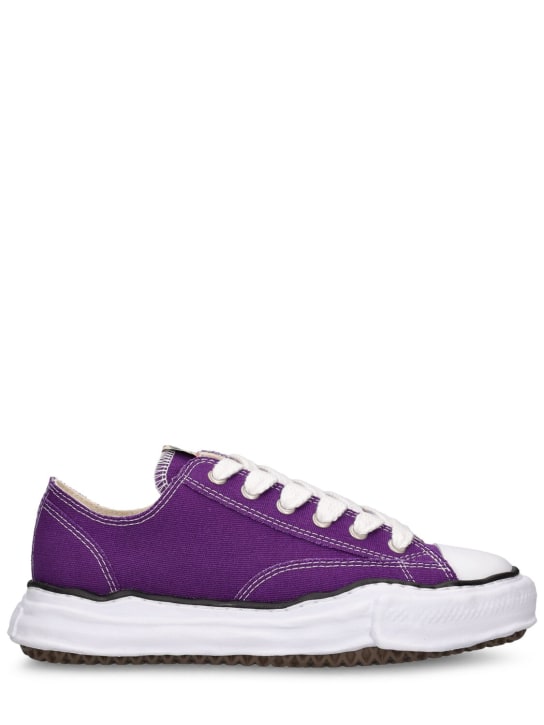 Mihara Yasuhiro: Peterson canvas low top sneakers - men_0 | Luisa Via Roma