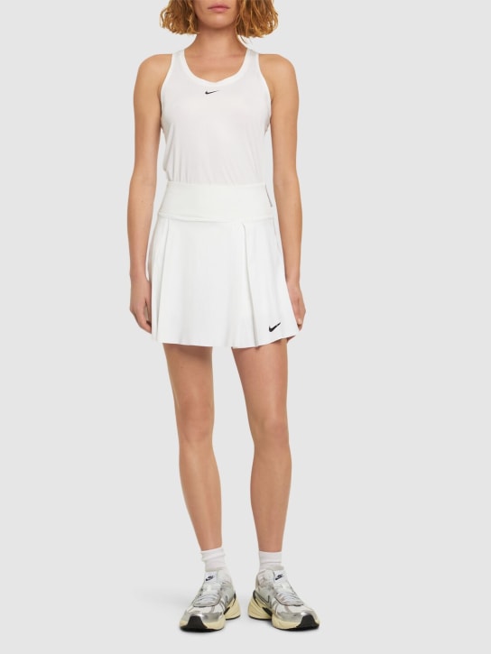 Nike: Jupe-short de tennis - Blanc - women_1 | Luisa Via Roma