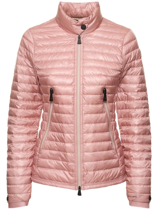 Moncler Grenoble: Pontaix nylon down jacket - Pink - women_0 | Luisa Via Roma