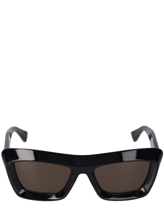 Bottega Veneta: BV1283S acetate sunglasses - Black - women_0 | Luisa Via Roma