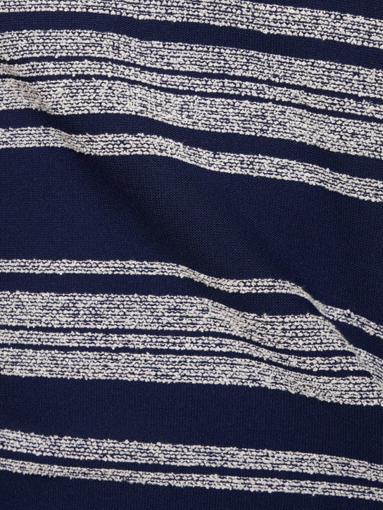 Wales Bonner: Shade tech blend vest - Navy/Red - men_3 | Luisa Via Roma