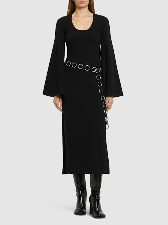 Michael Kors Collection: Cashmere blend midi dress - women_1 | Luisa Via Roma