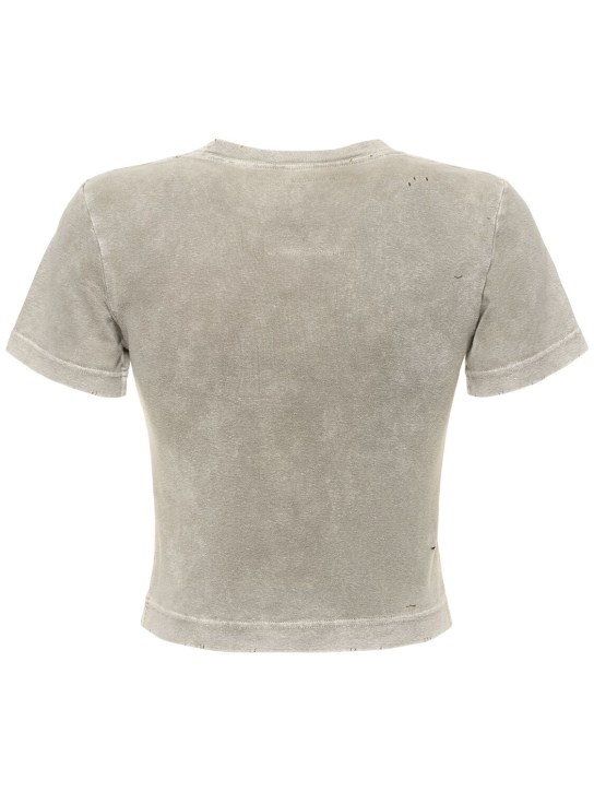 Mihara Yasuhiro: T-shirt mini sbiadita - women_4 | Luisa Via Roma