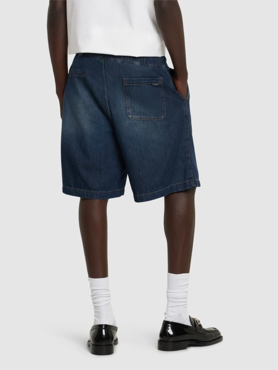 Valentino: Denim shorts - men_2 | Luisa Via Roma