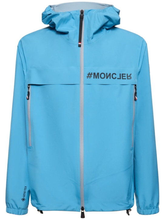 Moncler Grenoble: Shipton hooded nylon jacket - Mavi - men_0 | Luisa Via Roma