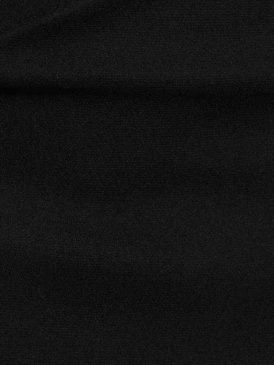 The Andamane: Nerea tech crepe satin mini skirt - Black - women_3 | Luisa Via Roma