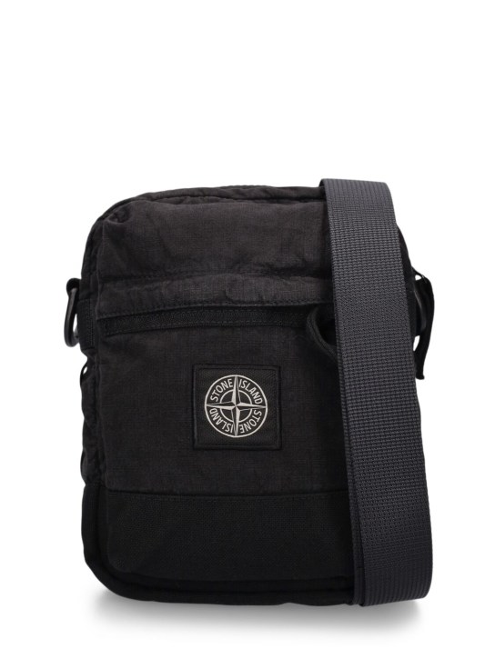 Logo patch shoulder bag Stone Island Men Luisaviaroma