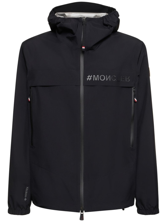 Moncler Grenoble: Shipton hooded nylon jacket - Black - men_0 | Luisa Via Roma