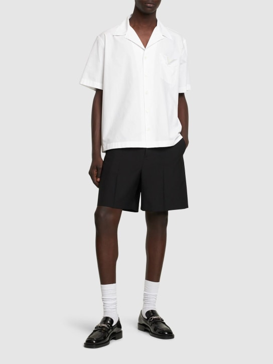 Valentino: Kurzärmeliges Shirt aus Baumwolle - Weiß - men_1 | Luisa Via Roma