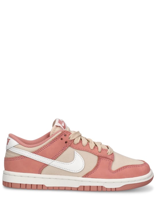 Nike: Dunk Low Retro sneakers - Pink/White - women_0 | Luisa Via Roma