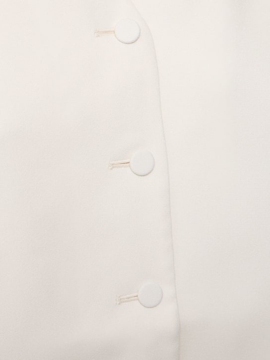 The Andamane: Pauline crepe satin vest - White - women_3 | Luisa Via Roma