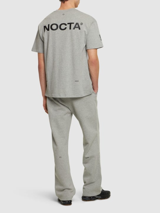 Nike: T-shirt en coton Nocta NRG - Gris Foncé - men_1 | Luisa Via Roma