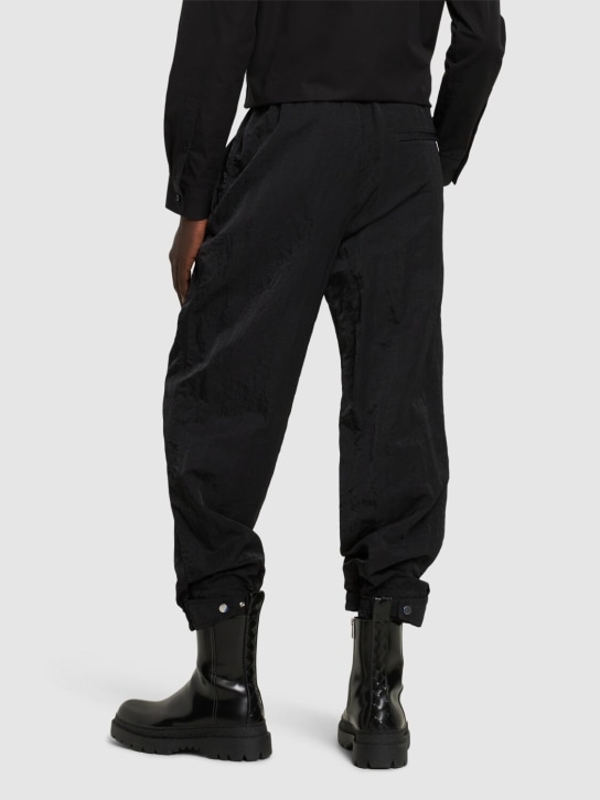 Burberry: Nylon tailored pants - Black - men_2 | Luisa Via Roma