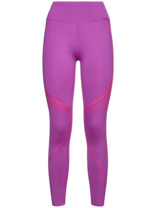 adidas By Stella McCartney: Running leggings - Purple - women_0 | Luisa Via Roma