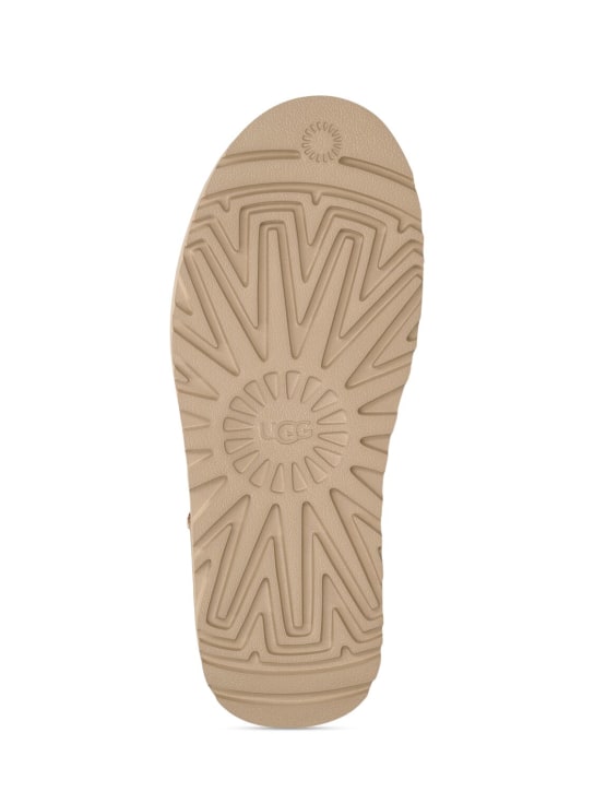Ugg: 20mm Ultra Mini Regenerate suede boots - Cream - men_3 | Luisa Via Roma