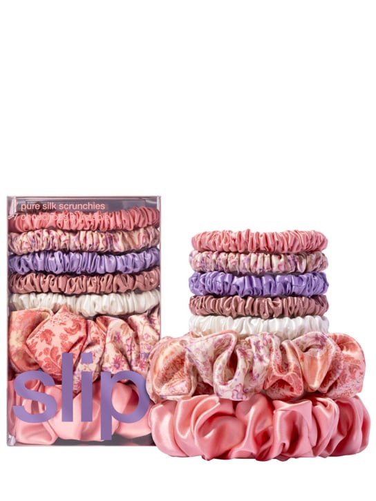 Slip: Set of 7 assorted scrunchies - Boteh - beauty-women_1 | Luisa Via Roma