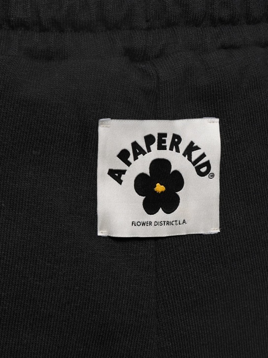A Paper Kid: Pantalon de survêtement unisexe - Noir - men_1 | Luisa Via Roma