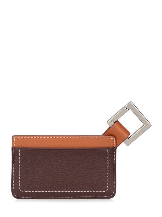Jacquemus: Le Porte-cartes Cuerda leather wallet - Light Brown - men_1 | Luisa Via Roma