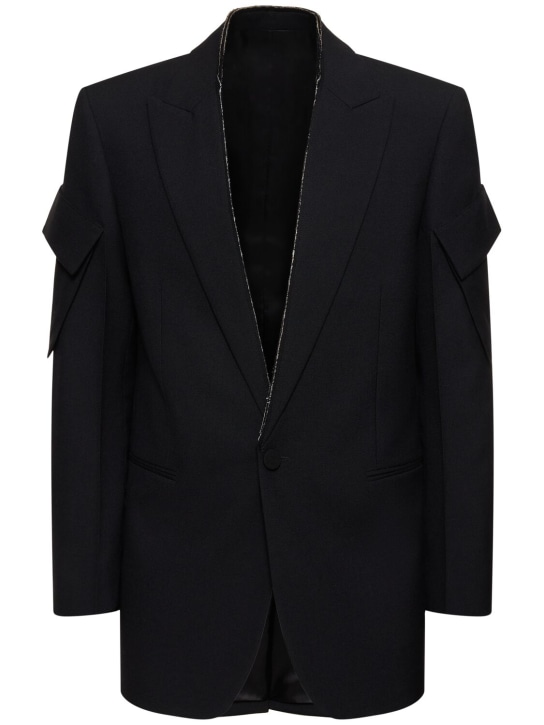 1017 Alyx 9sm: Tailored blazer - Black - men_0 | Luisa Via Roma