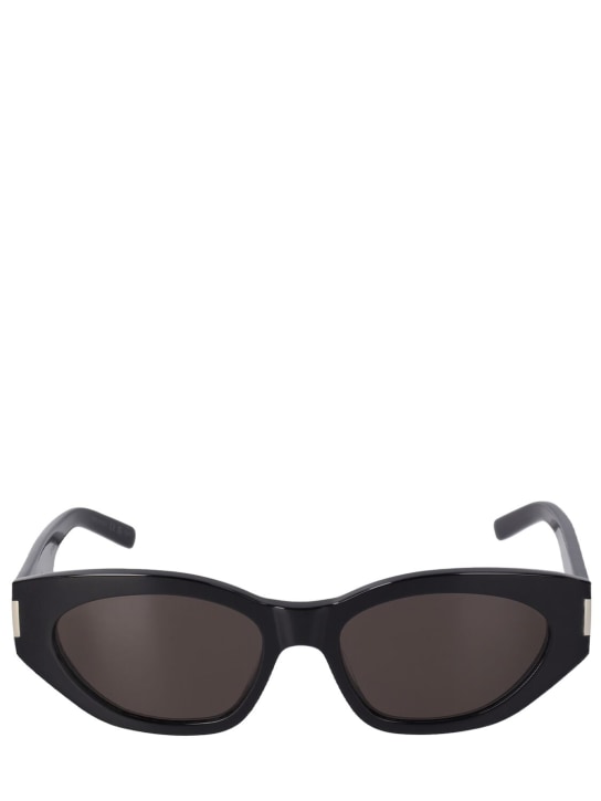 Saint Laurent: SL 638 recycled acetate sunglasses - Black - women_0 | Luisa Via Roma