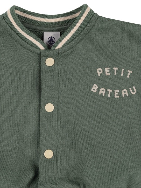 Petit Bateau: Bomberjacke aus Baumwolle - Bunt - kids-boys_1 | Luisa Via Roma