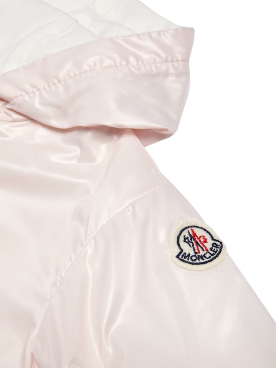 Moncler: Camelien nylon jacket - Pembe - kids-girls_1 | Luisa Via Roma
