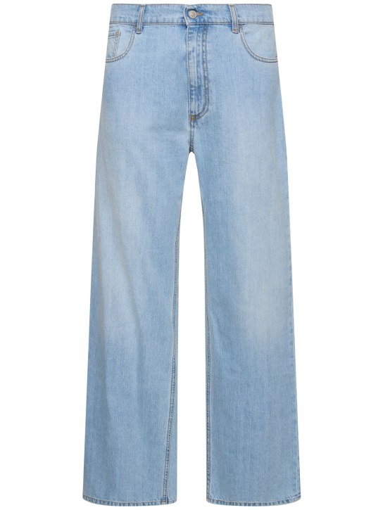 1017 Alyx 9sm: Jeans anchos de denim - Azul - men_0 | Luisa Via Roma