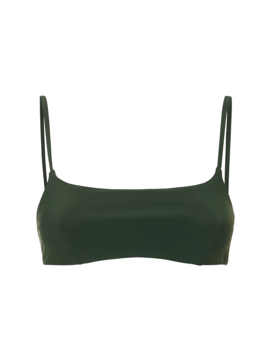 Tory Burch: Top de bikini - Verde Oscuro - women_0 | Luisa Via Roma