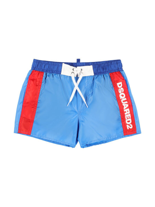 Dsquared2: Shorts mare in nylon - Multicolore - kids-boys_0 | Luisa Via Roma