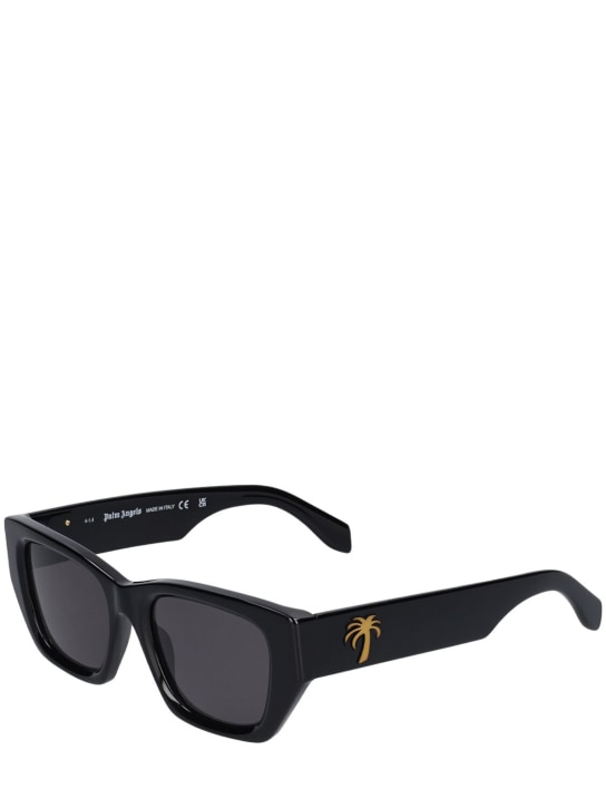 Palm Angels: Hinkley acetate sunglasses - Black - men_1 | Luisa Via Roma