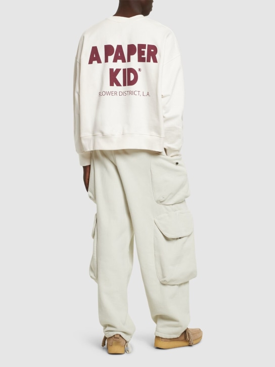 A Paper Kid: Unisex-Sweatshirt - Creme - men_1 | Luisa Via Roma