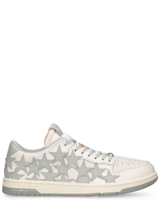 Amiri: Sneakers aus Kaschmir „Star“ - Weiß/ Grau - men_0 | Luisa Via Roma