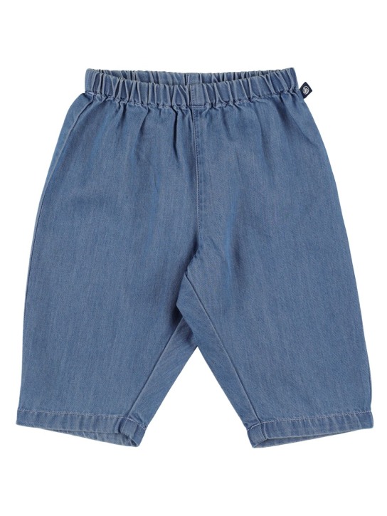 Petit Bateau: Cotton denim jeans - Denim - kids-boys_0 | Luisa Via Roma