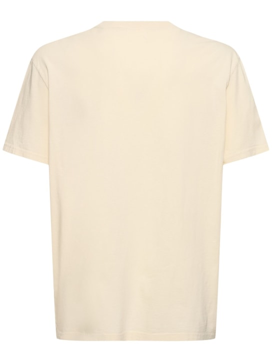 Marant: Hugo logo print cotton jersey t-shirt - men_4 | Luisa Via Roma